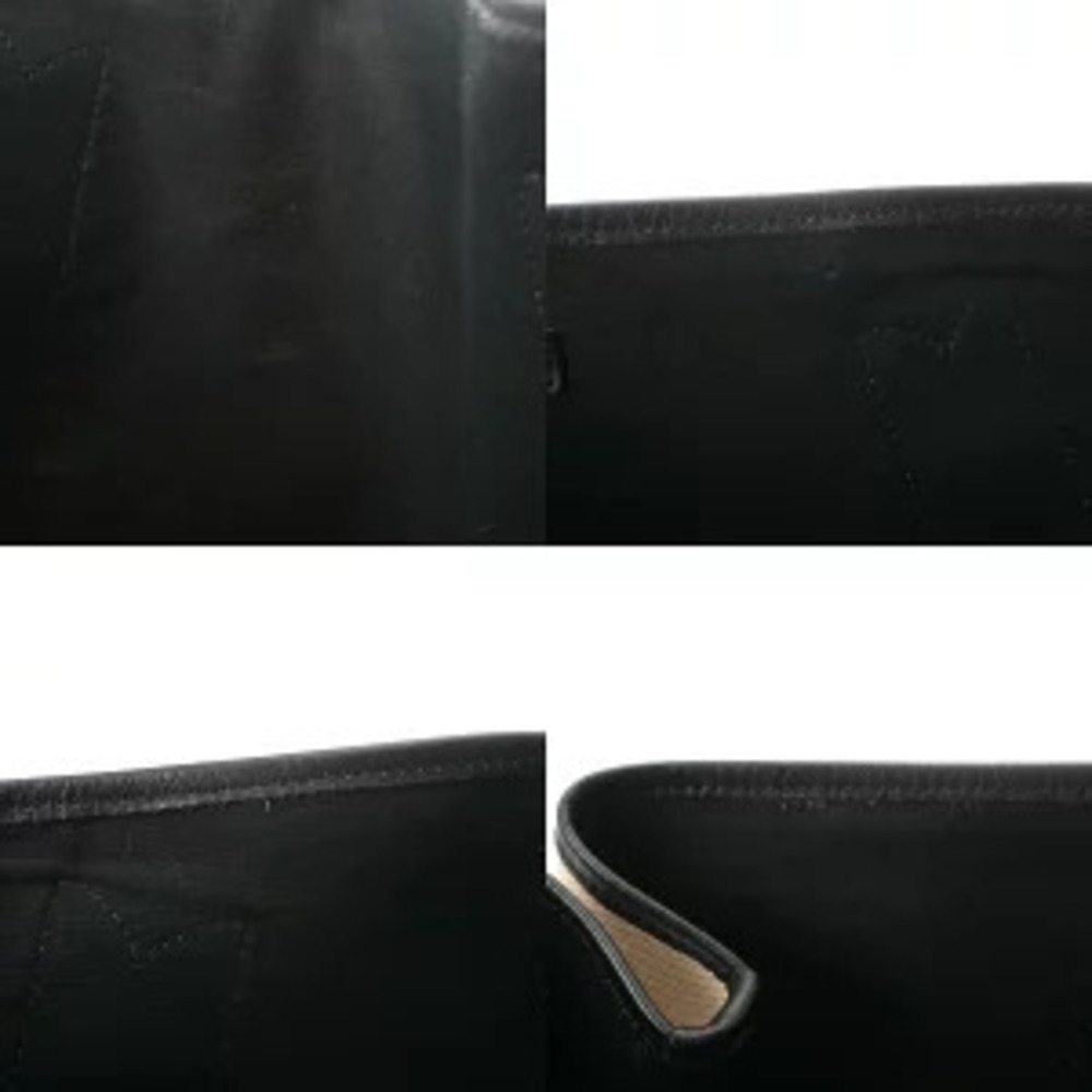 Balenciaga Navy Blue Cabas White Black Canvas Leather Handbag - Picture 8 of 9